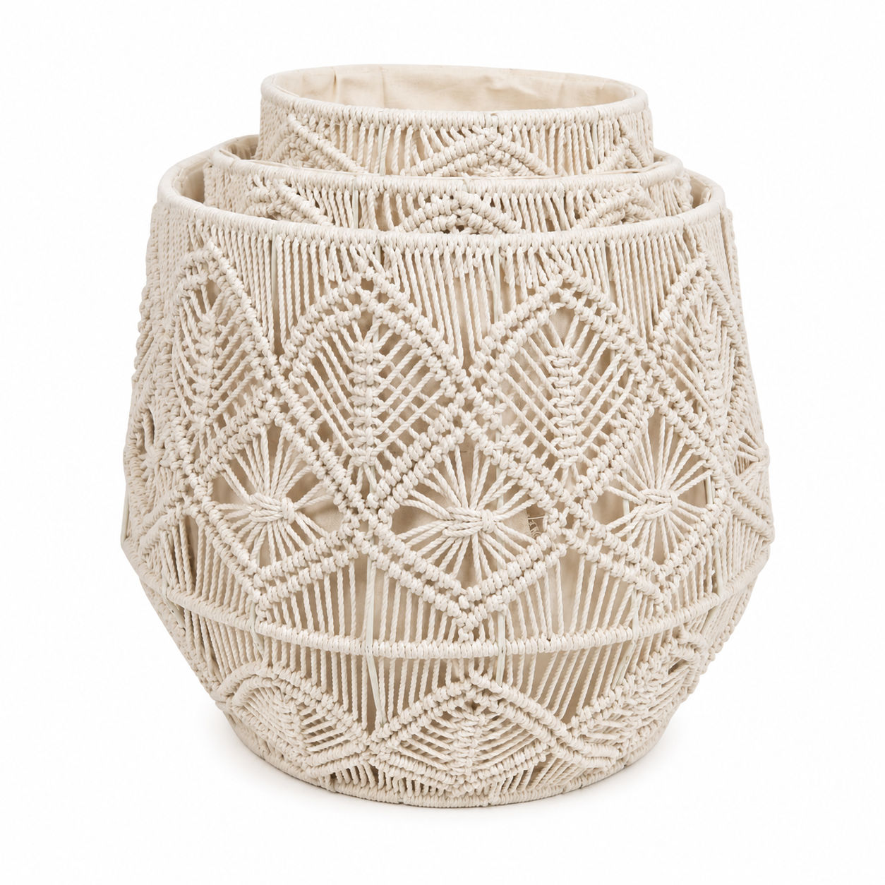 Eco Friendly Macrame Plant Holder Handcrafted Sustainable Home Décor